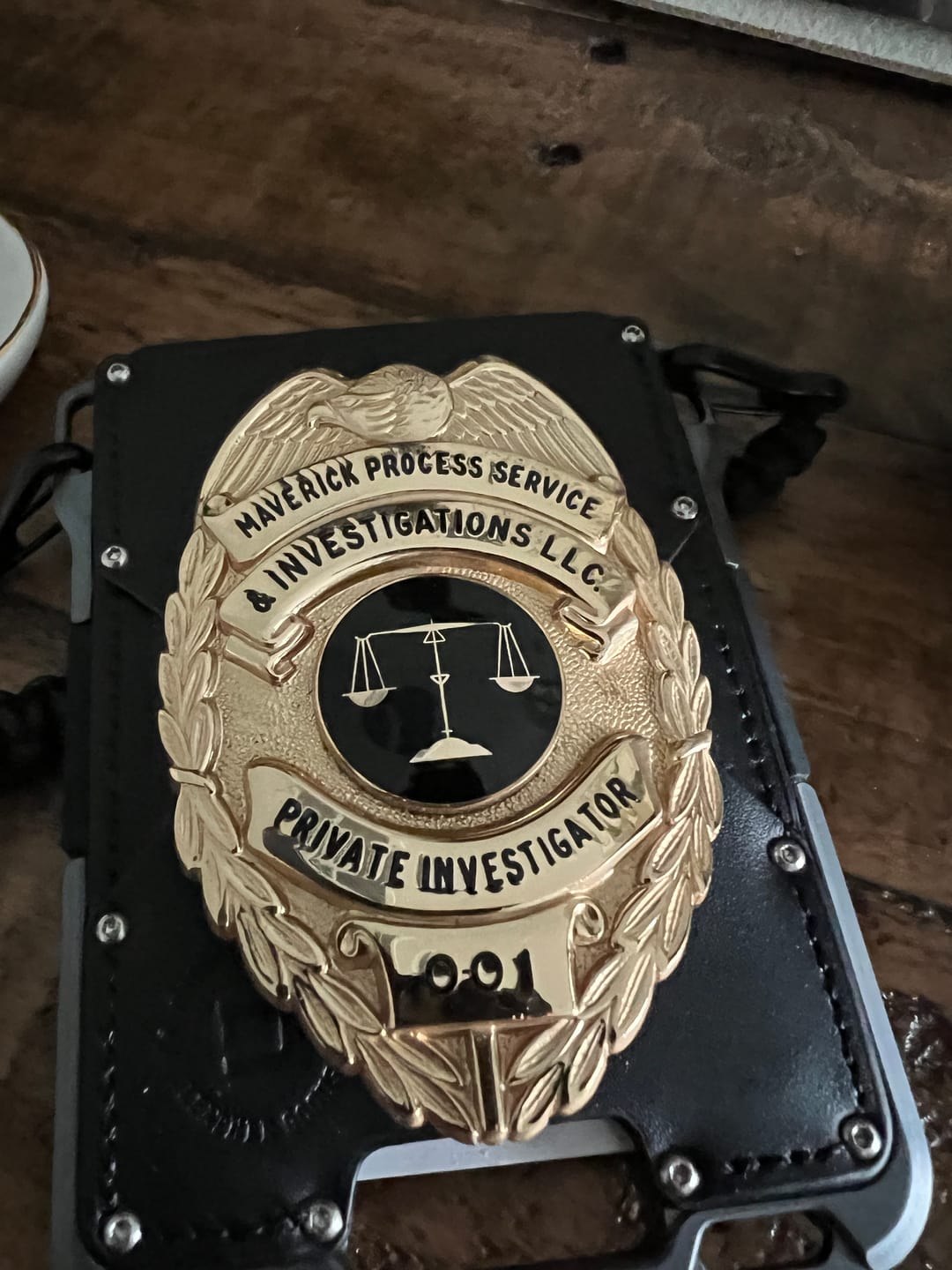 Customer photo review of M1 MAVERICK™ WALLET - SINGLE POCKET LEATHER