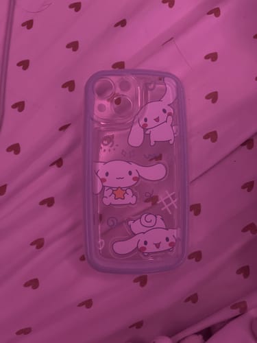 Customer photo review of Sanrio Cinnamonroll Luxury Laser  Phone Cases For iPhone 13 12 11 Pro Max XR XS MAX X 7/8Plus Anti-drop TPU Soft Cover Girl Gift