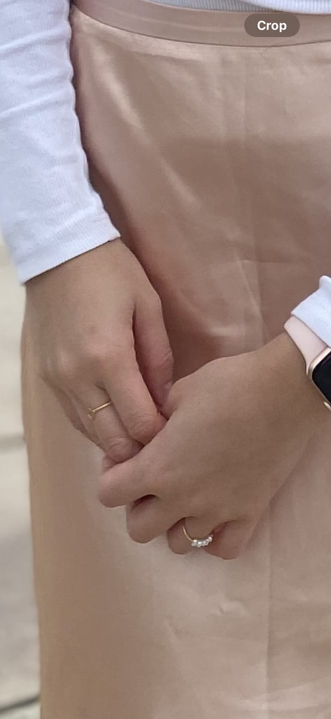 Customer photo review of Classic Freshwater Pearl Ring