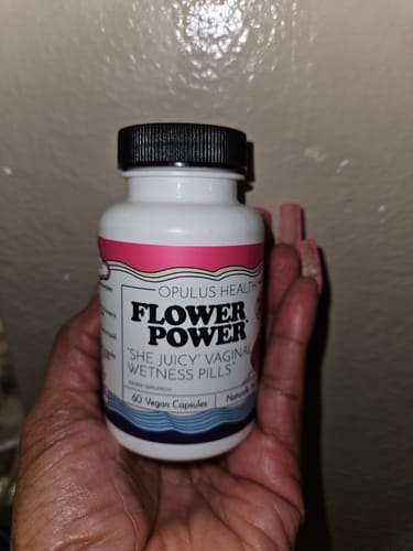 Customer photo review of FlowerPower™ 'She Juicy' Vaginal Moisture Supplement - 3 Pack (60ct/ea)