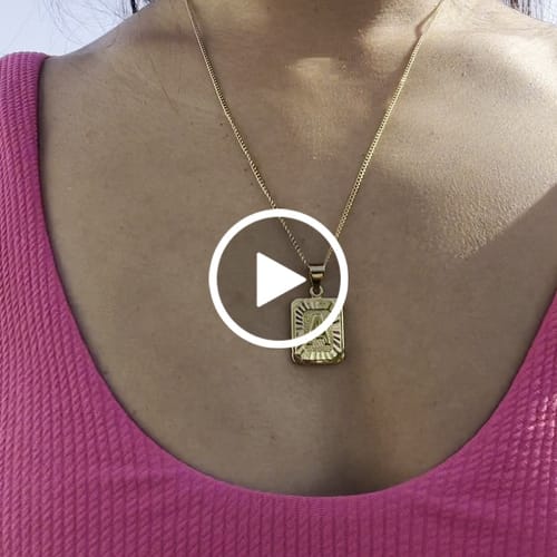 Customer video review of Letter Necklaces