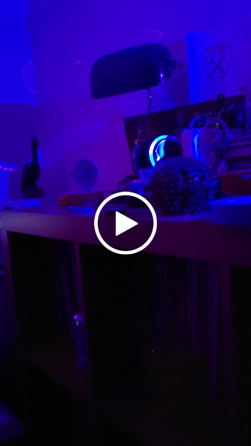 Customer video review of LED Color Changing Light — LitLamp™