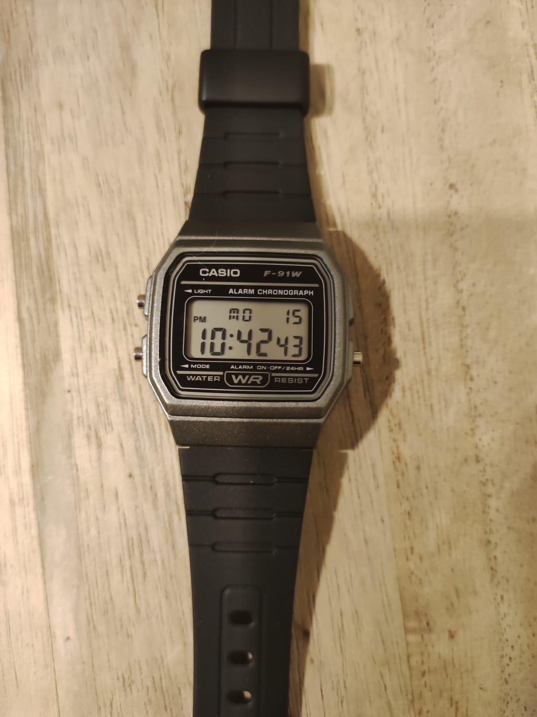Customer photo review of Reloj Casio Vintage F-91WM-1BDF Gris/Negro