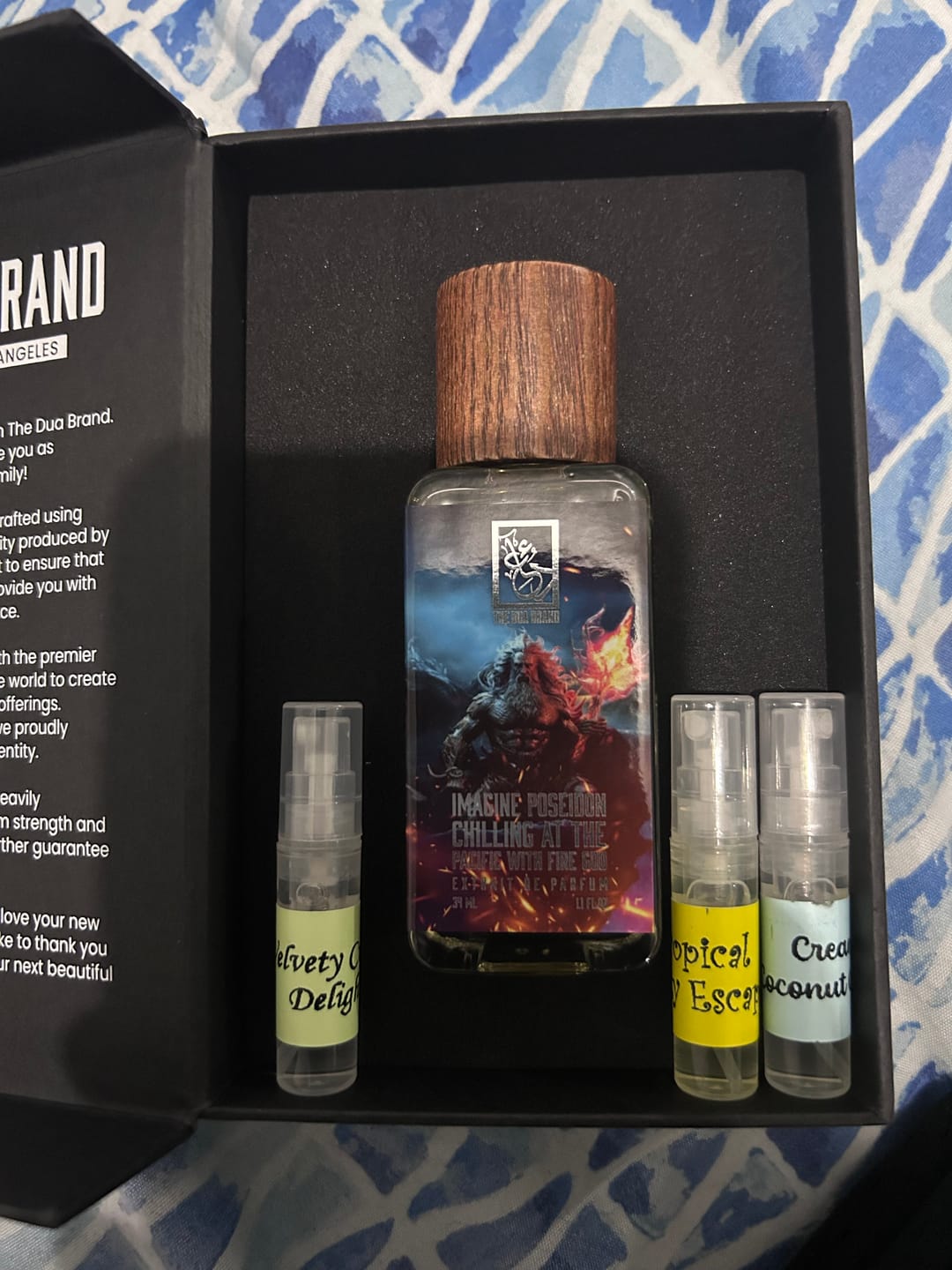 Customer photo review of Imagine Poseidon Chilling At The Pacific With Fire God