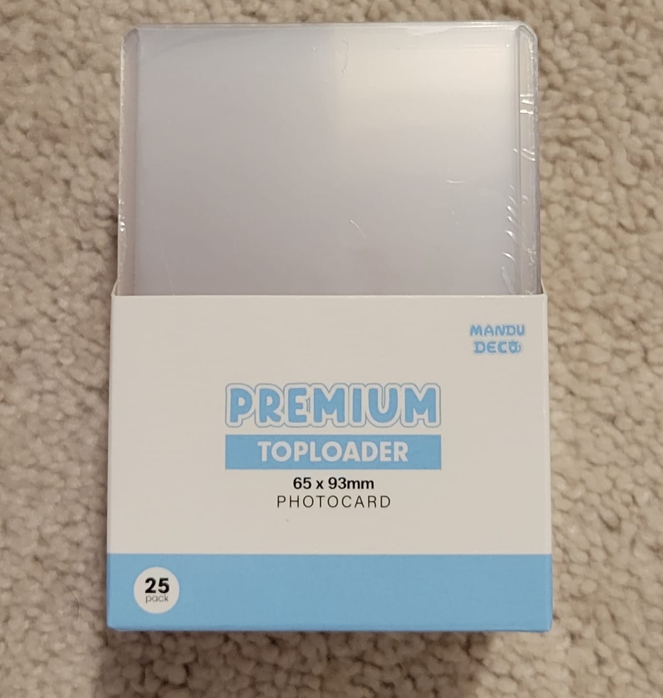 Customer photo review of PREMIUM CLEAR PHOTOCARD TOPLOADER
