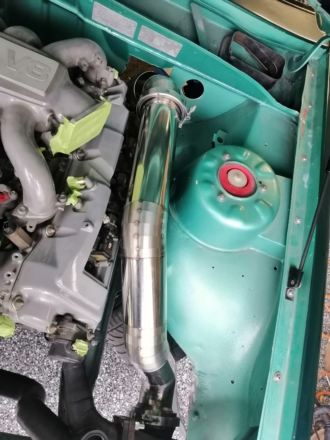 Customer photo review of Tacking Band Exhaust Kit