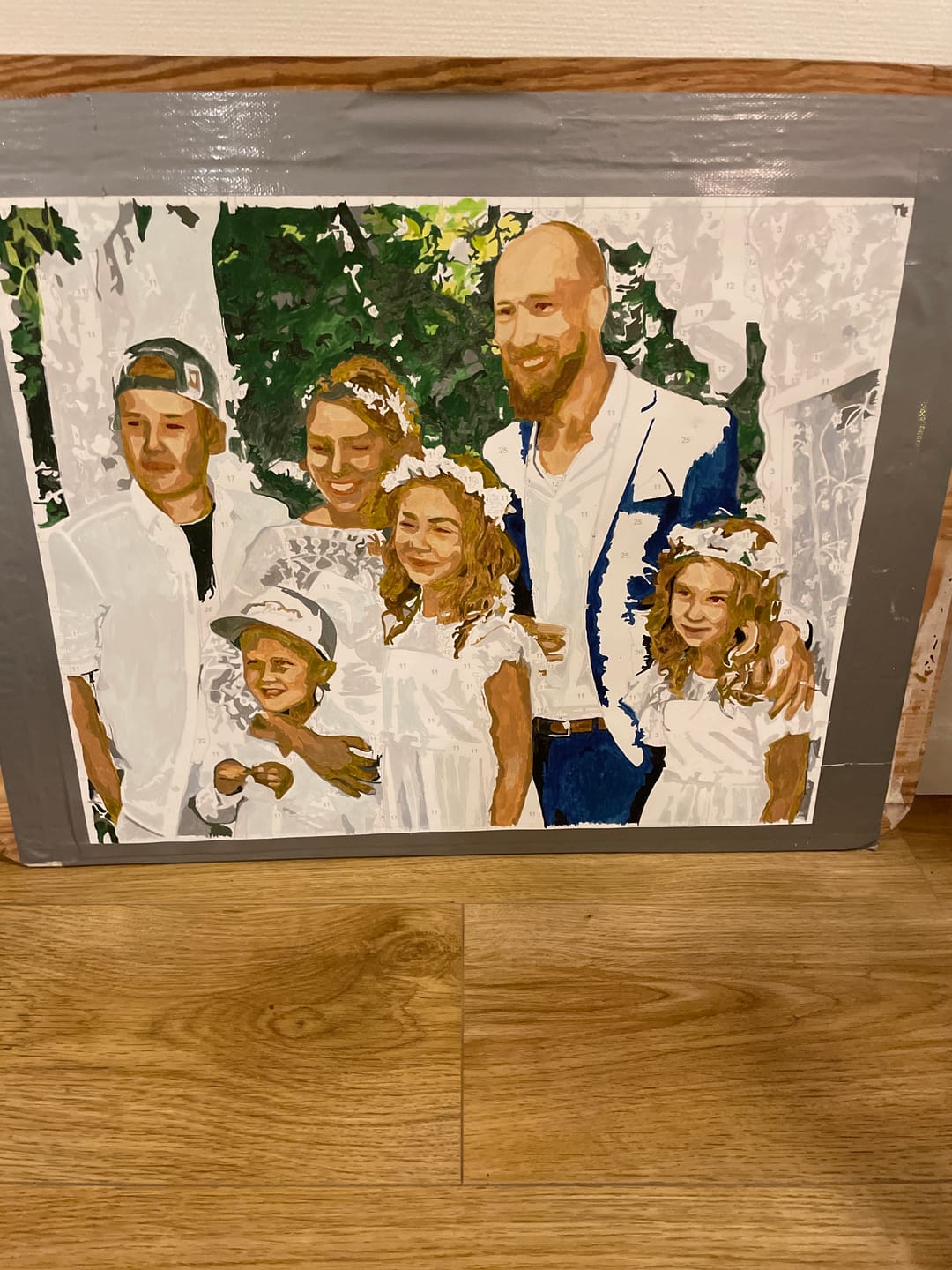 Customer photo review of MÅLA EFTER NUMMER – SKAPA EN PERSONLIG TAVLA AV DITT EGET FOTO