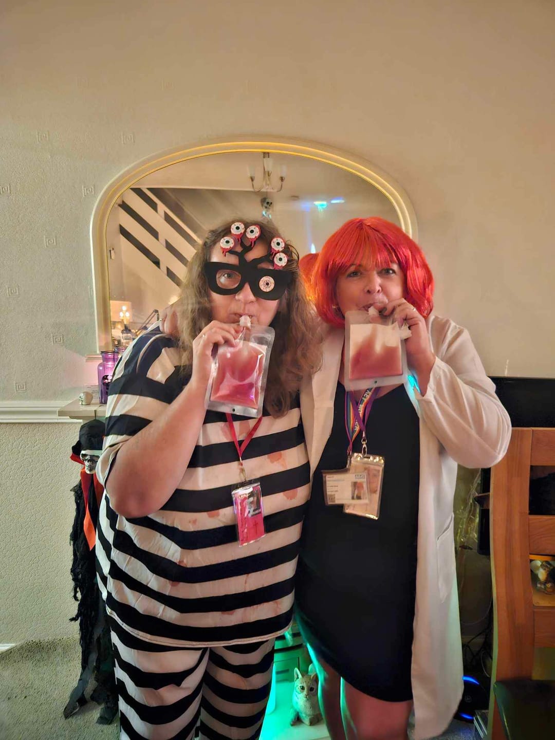 Customer photo review of Exorcism & Asylum Halloween Murder Mystery Game Kit