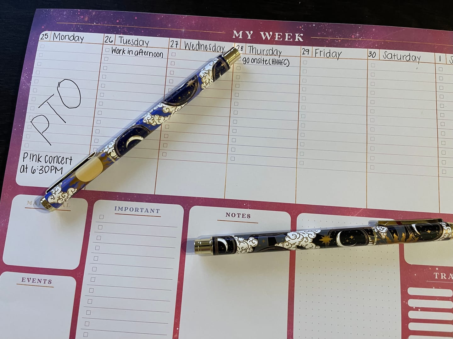 Customer photo review of Daydreamer Pen Blue