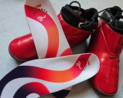 Customer photo review of Game Day Pro Insoles