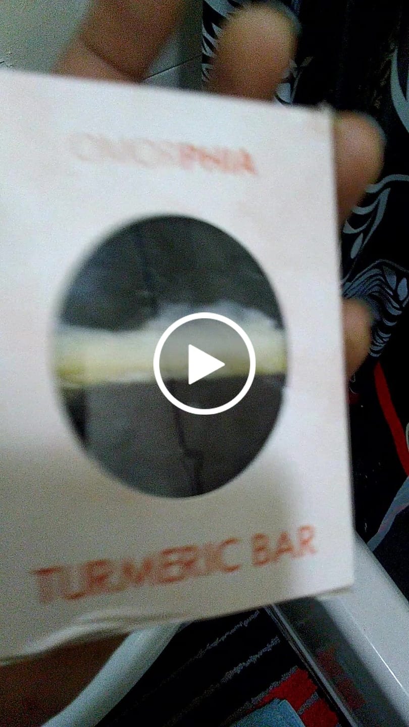 Customer video review of Turmeric Bar