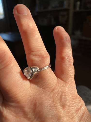 Customer photo review of Forever In My Heart Urn Ring
