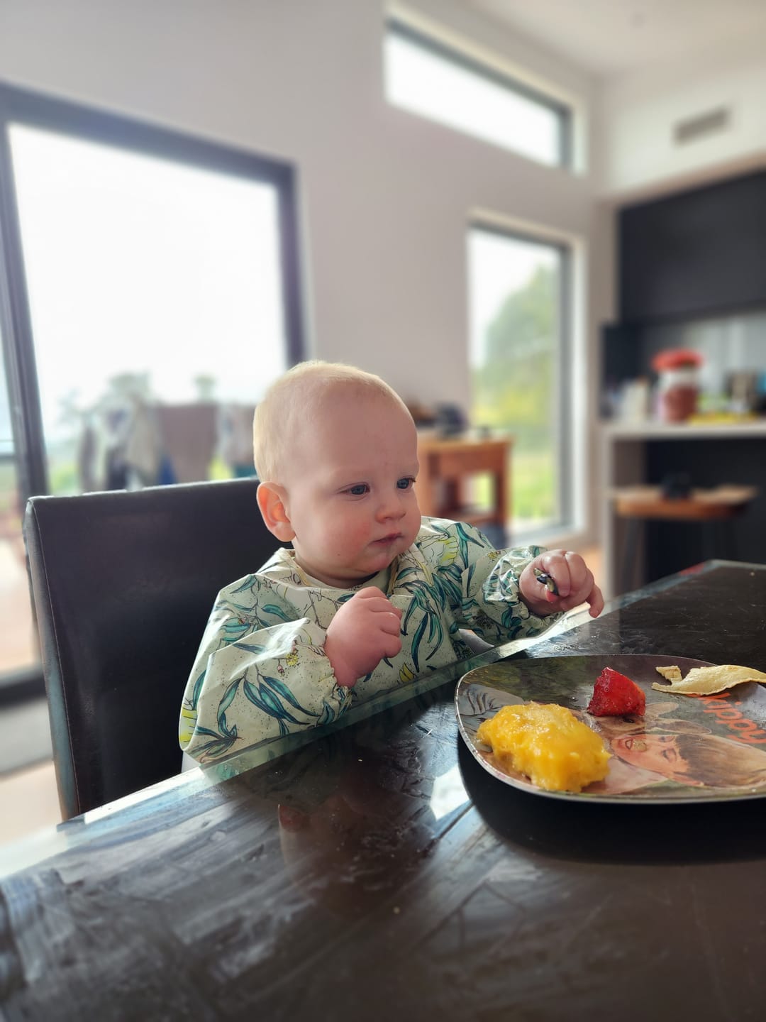 Customer photo review of Cockatoo Long Sleeve Smock