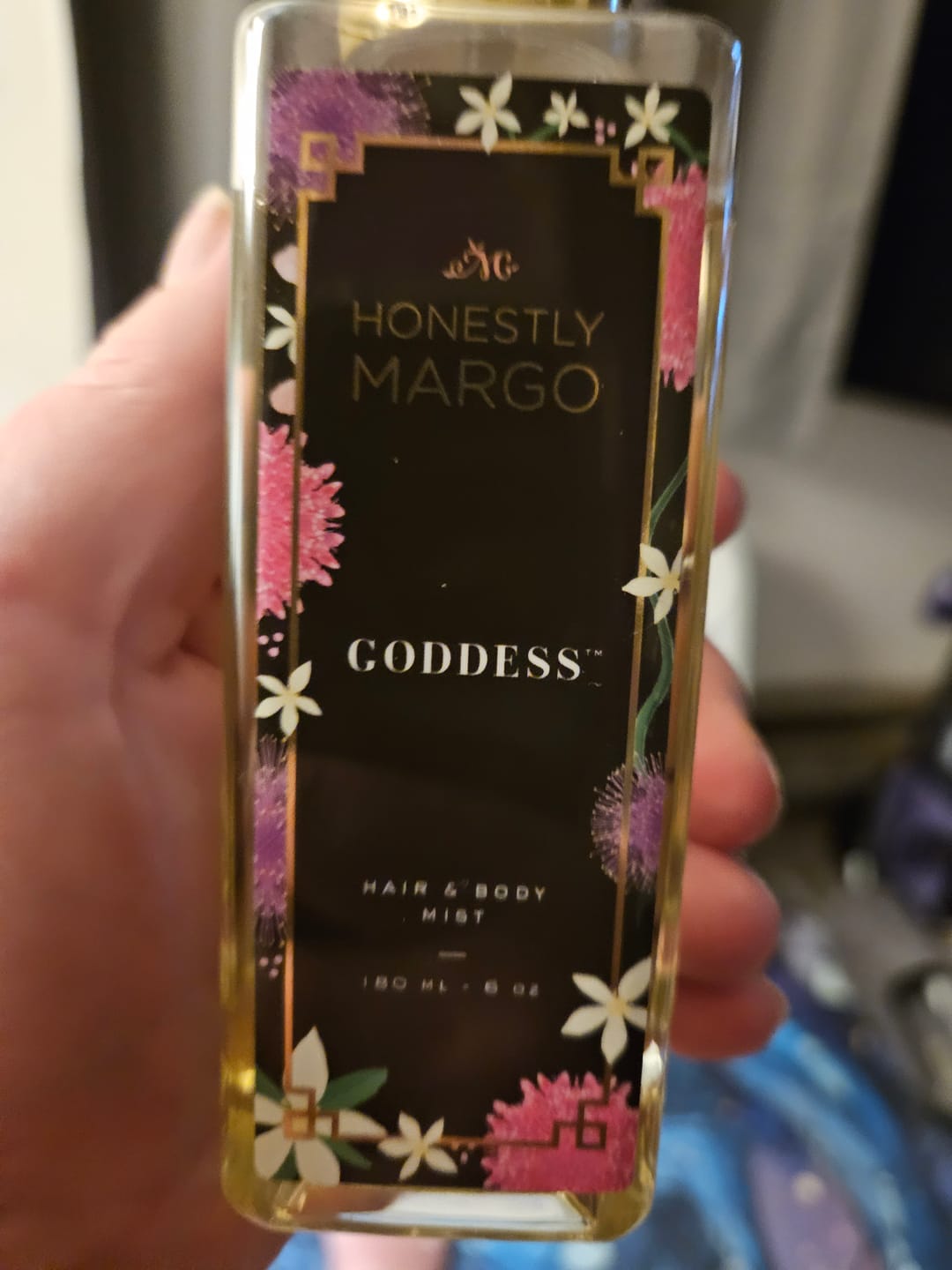 Customer photo review of Goddess Hair & Body Mist