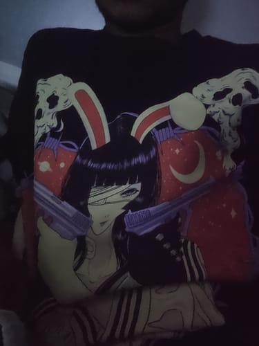 Customer photo review of Protect Your Peace (Emiko) Tee