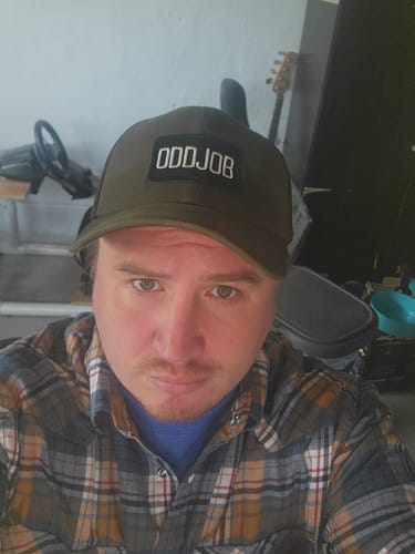 Customer photo review of Big Green Trucker Hat