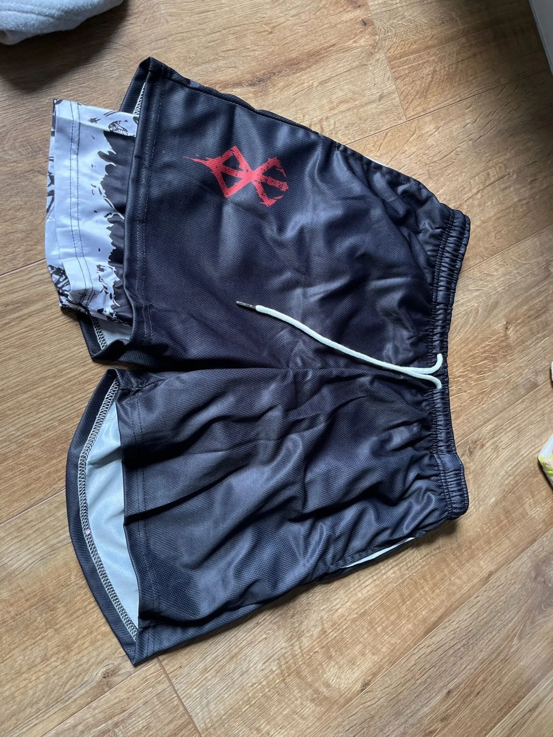 Customer photo review of Berserk Gym Shorts v1