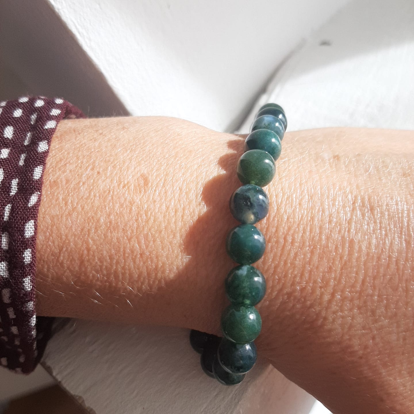 Customer photo review of Bracelet Agate mousse