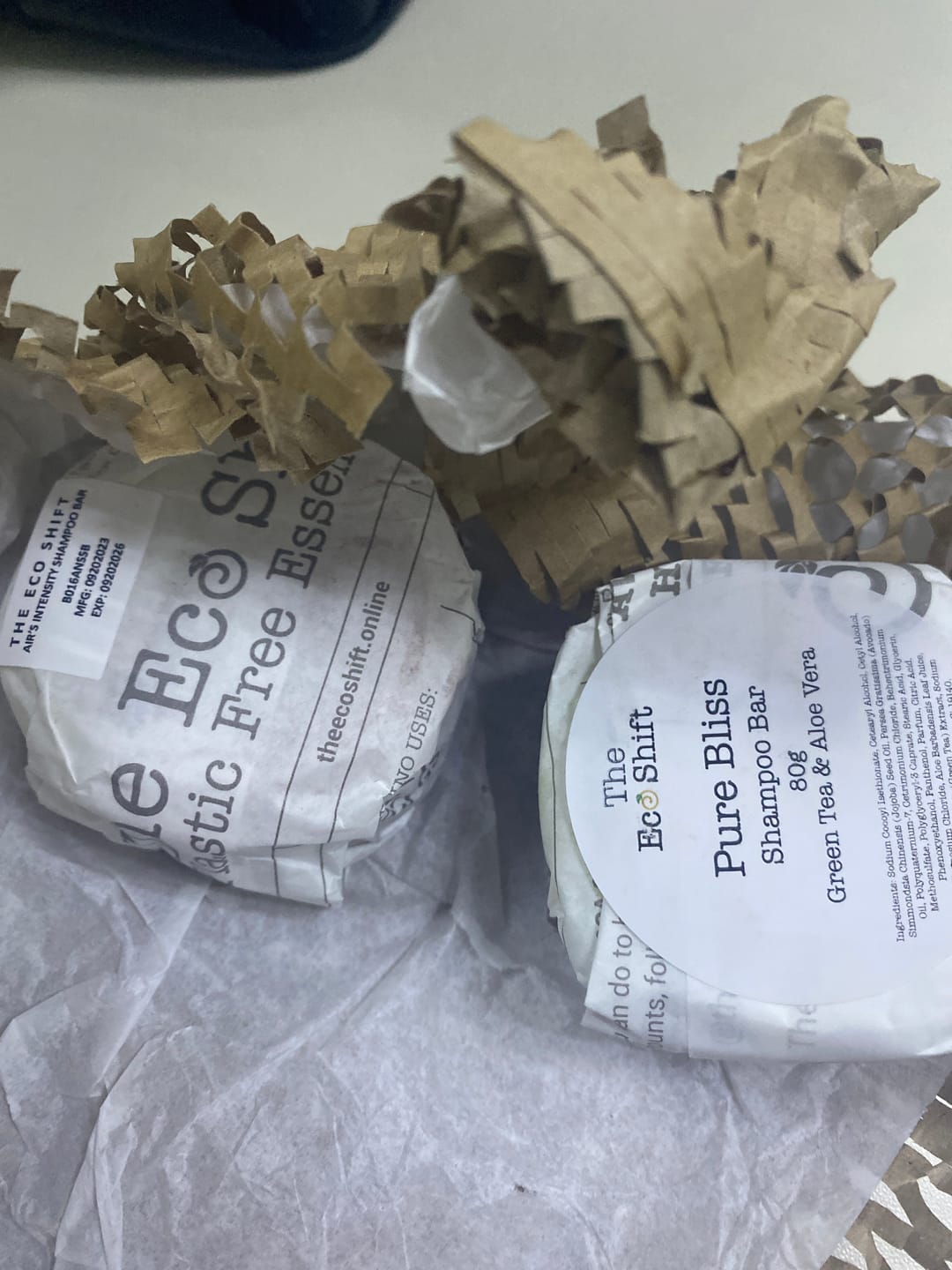 Customer photo review of Hair Grower Shampoo Bar Air's Intensity