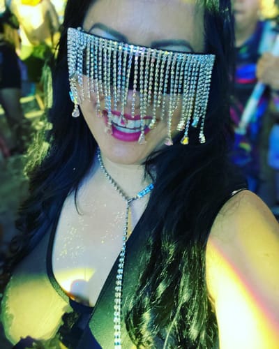 Customer photo review of Diamond Sunglasses