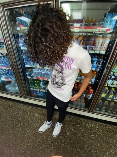 Customer photo review of PURPLE Collection DopeSkill T-Shirt Real Lover Graphic