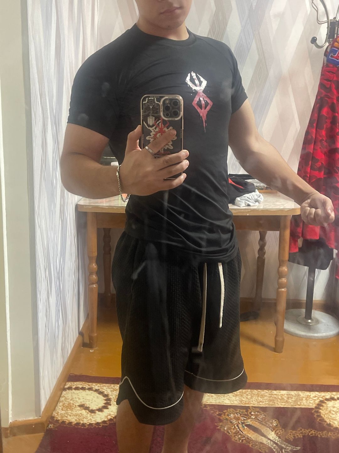 Customer photo review of Berserk Compression T-Shirts