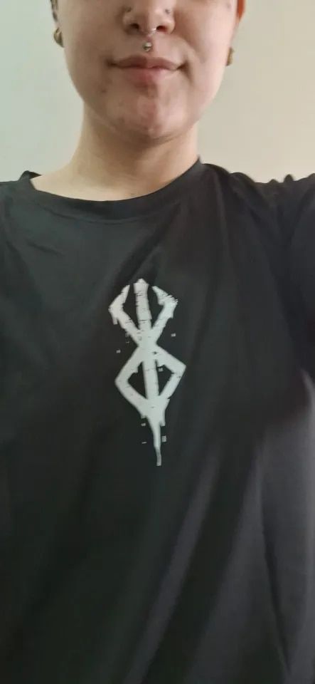Customer photo review of Berserk Compression T-Shirts
