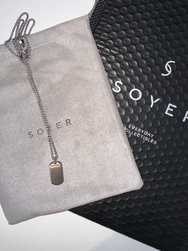 Customer photo review of streamline tag - Silver