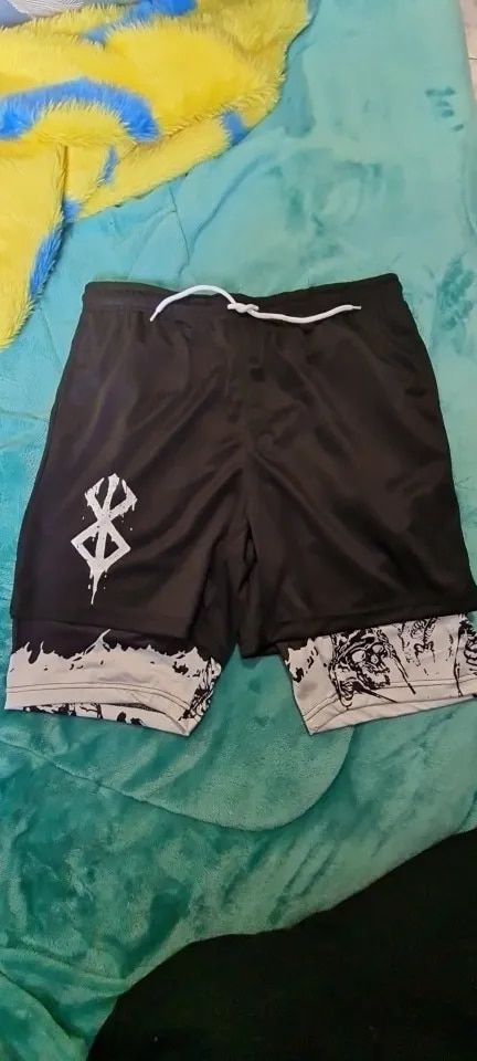 Customer photo review of Berserk Gym Shorts v1