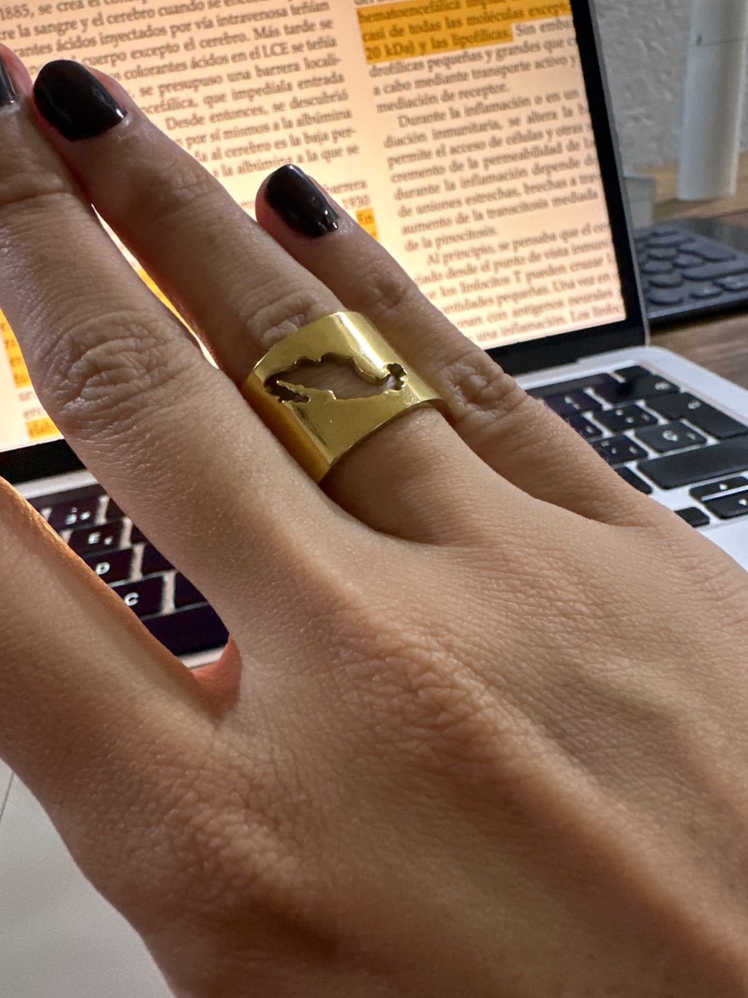 Customer photo review of Anillo México Querido