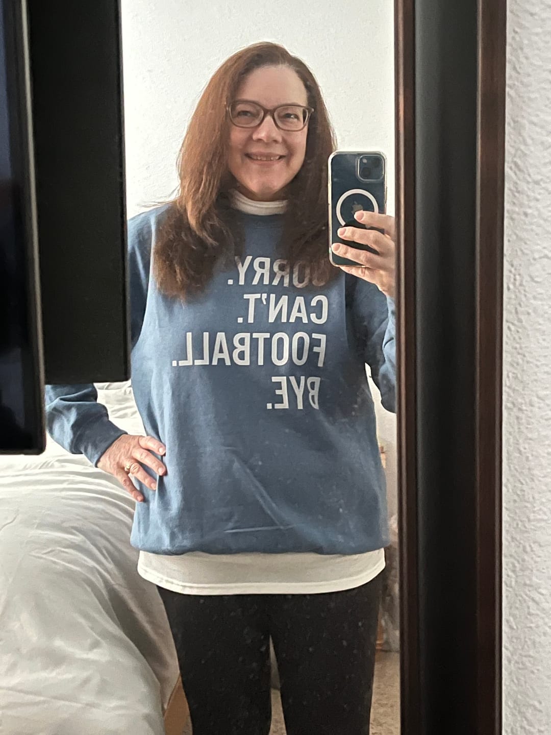 Customer photo review of Sorry Can't Football Bye