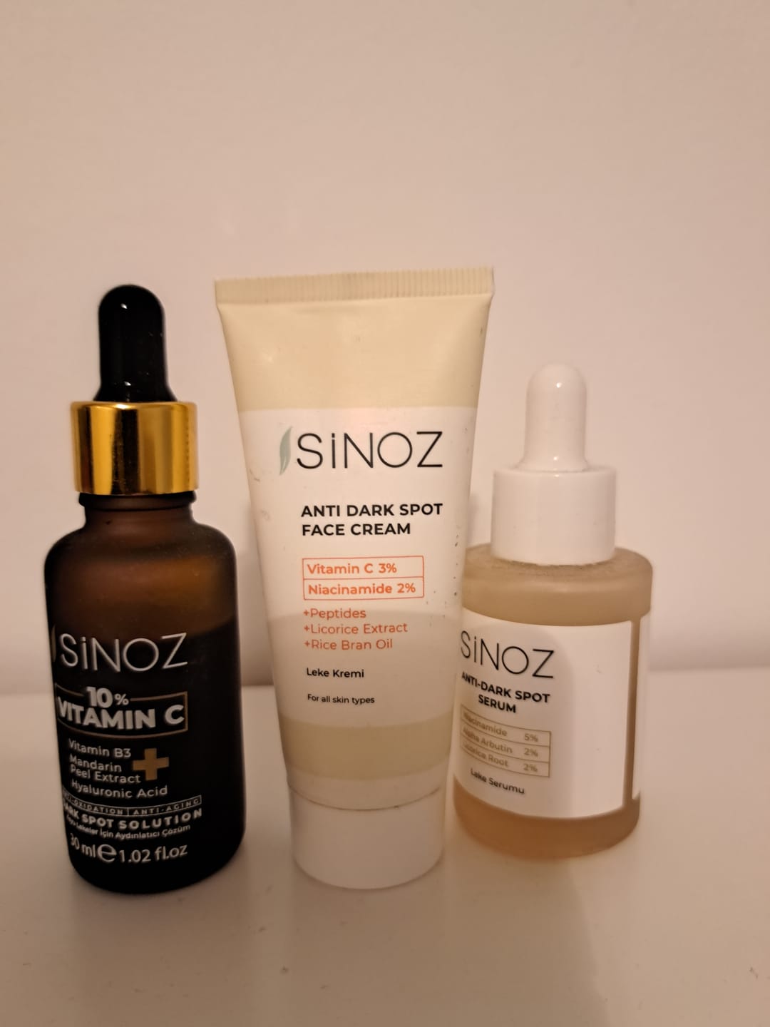 Customer photo review of Dark Spot Set