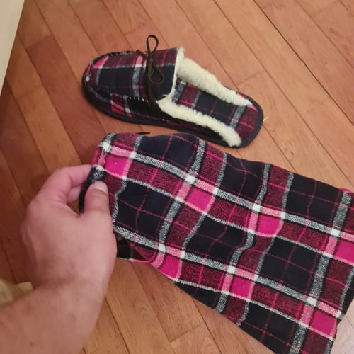 Customer photo review of Pantofola in tessuto