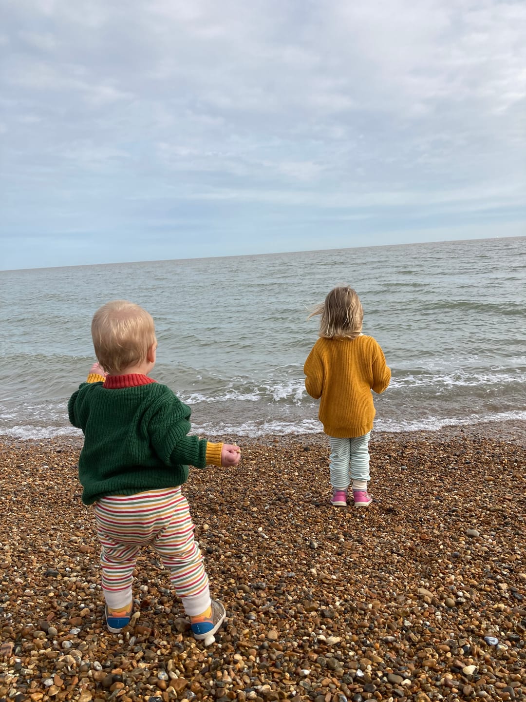 Customer photo review of From One To Another Olive Snuggly Knitted Cardigan