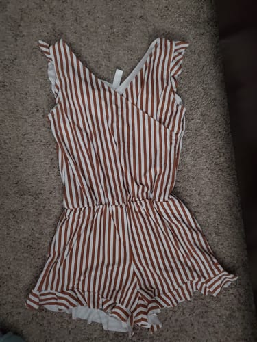 Customer photo review of ginger swim romper