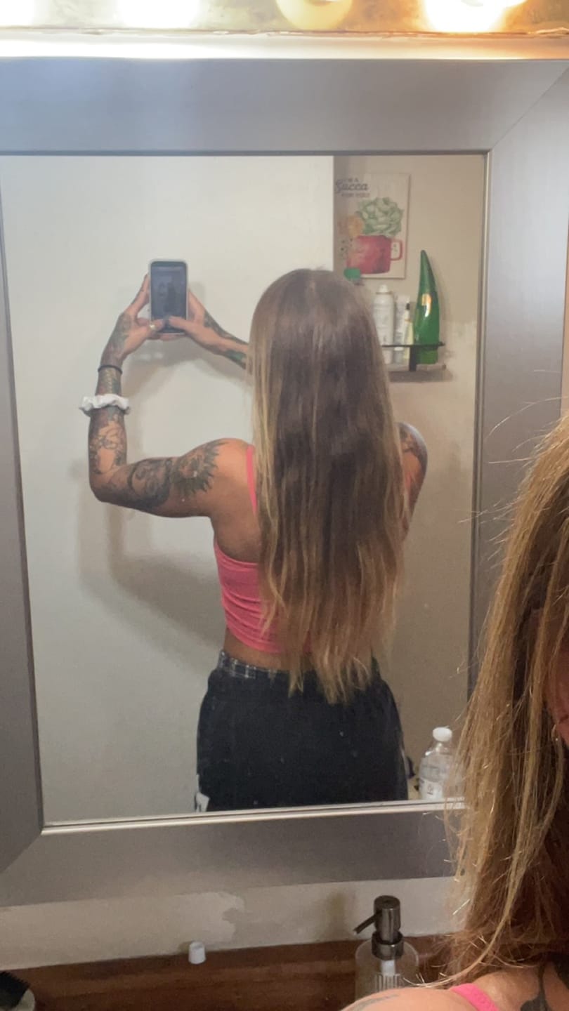 Customer photo review of Hair Growth