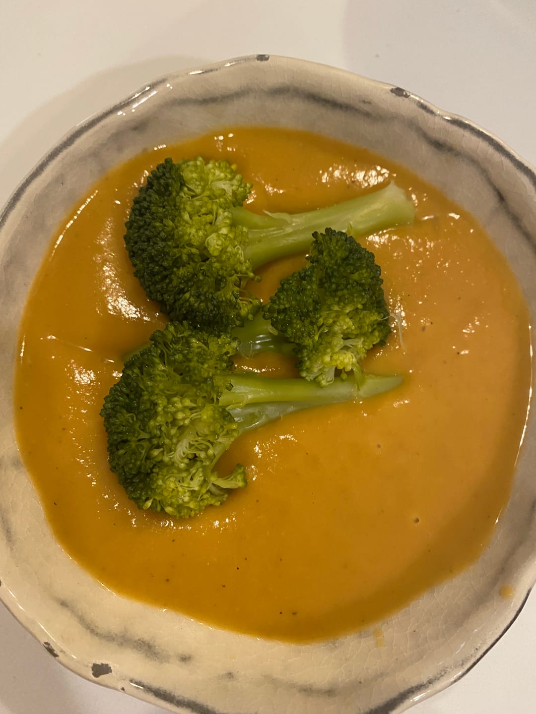 Customer photo review of Butternut Squash Pear Soup