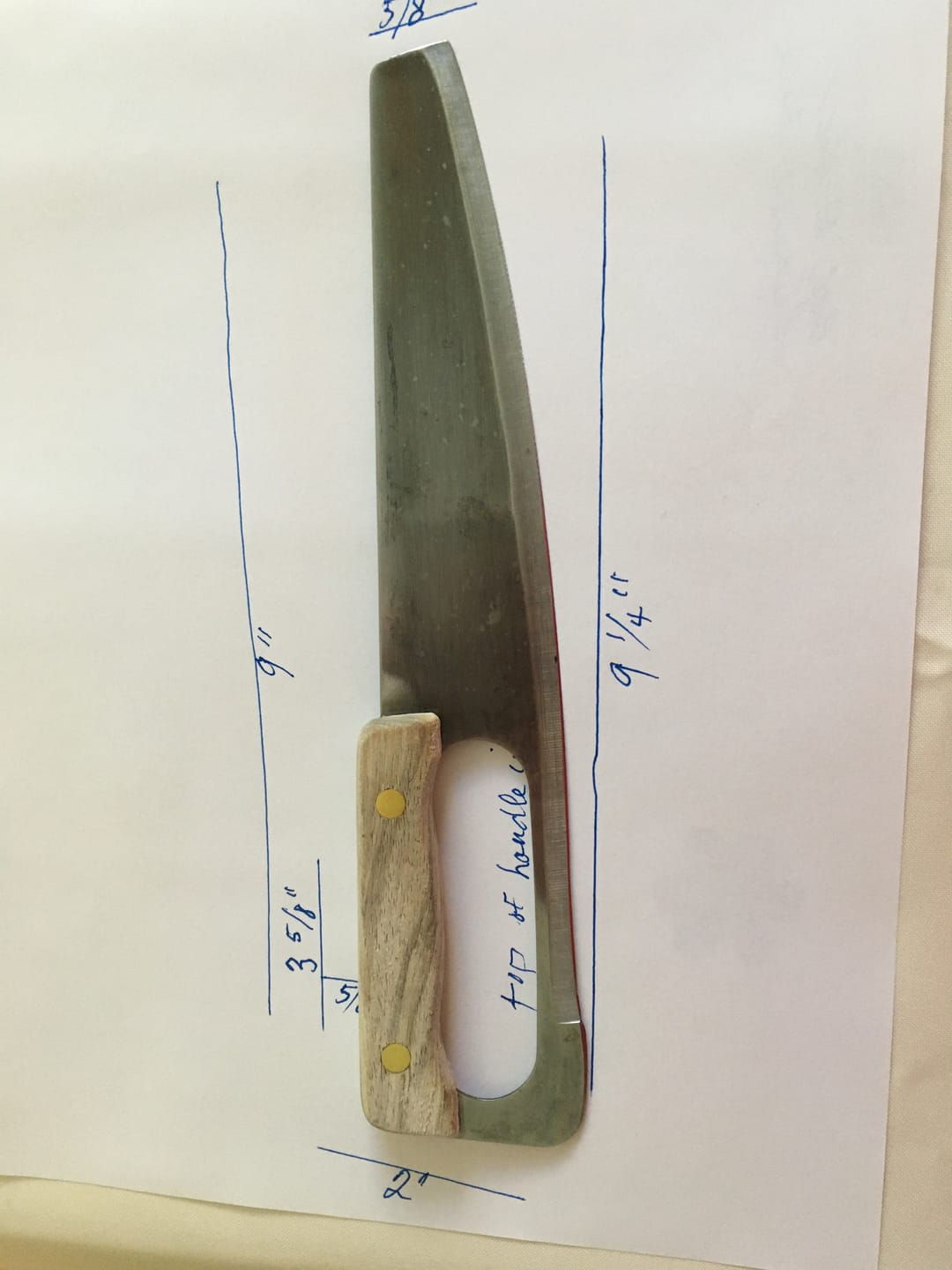 Customer photo review of 2 X 72 Inch Knife Makers Sanding Belts Assortment
