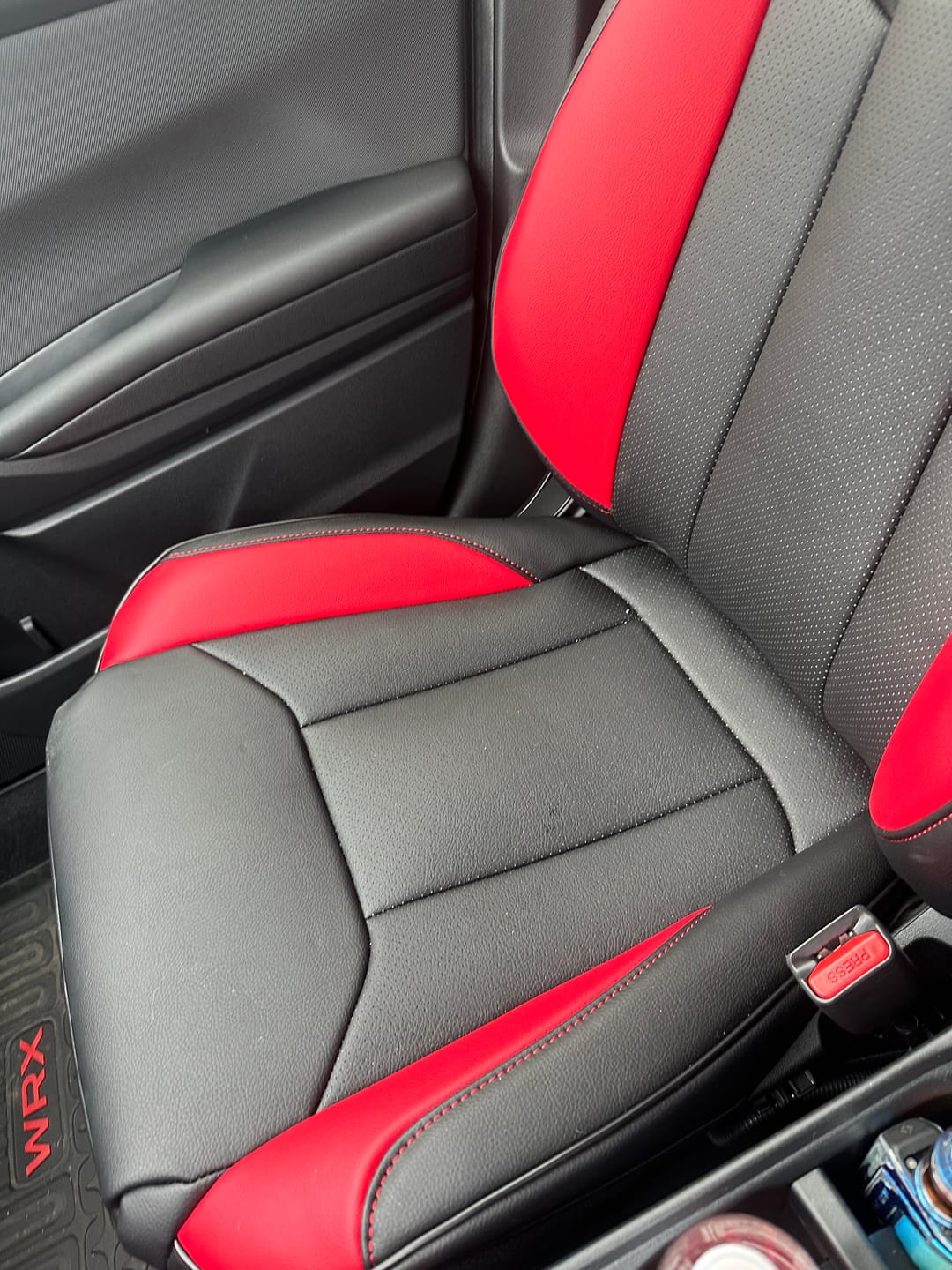 Customer photo review of 2022-Up Subaru WRX / STi Custom Leather Seat Covers