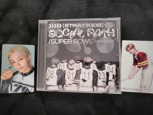 Customer photo review of Stray Kids First EP in Japan - Social Path (feat. LiSA) / Super Bowl