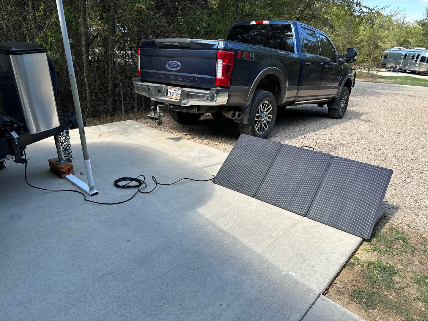 Customer photo review of 200 Watt Portable Solar Kit