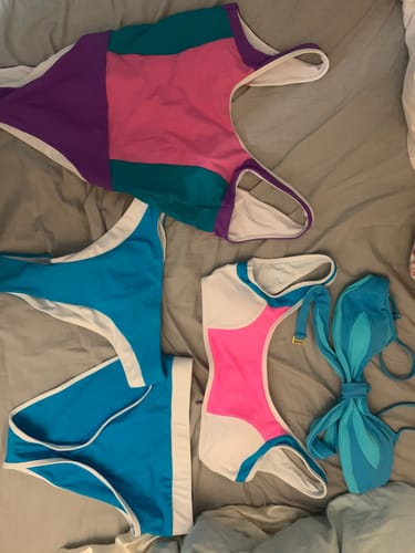 Customer photo review of MYSTERY-BAG 5 Swimwear Pieces