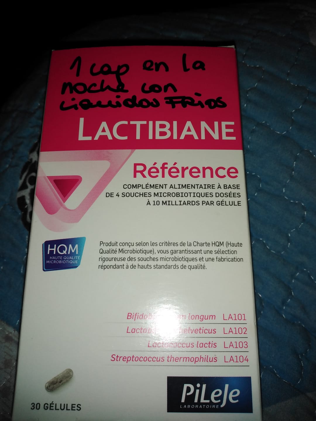 Customer photo review of Lactibiane Reference-30 cáps