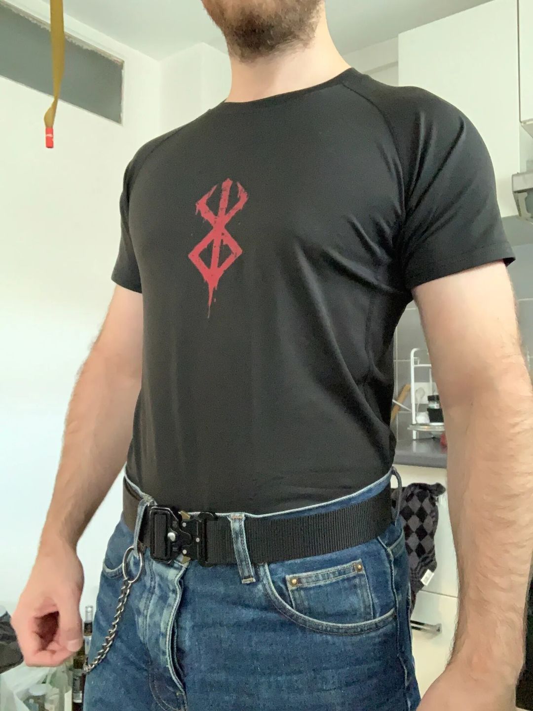 Customer photo review of Berserk Compression T-Shirts