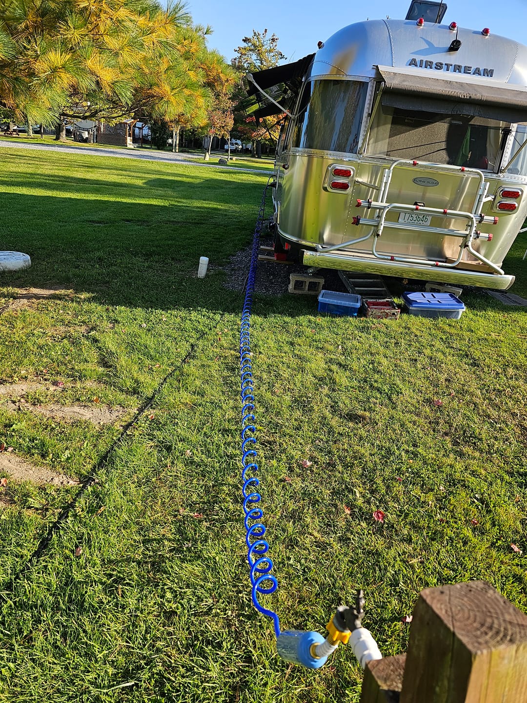 Customer photo review of Ultimate RV Water Hose with Storage Bag