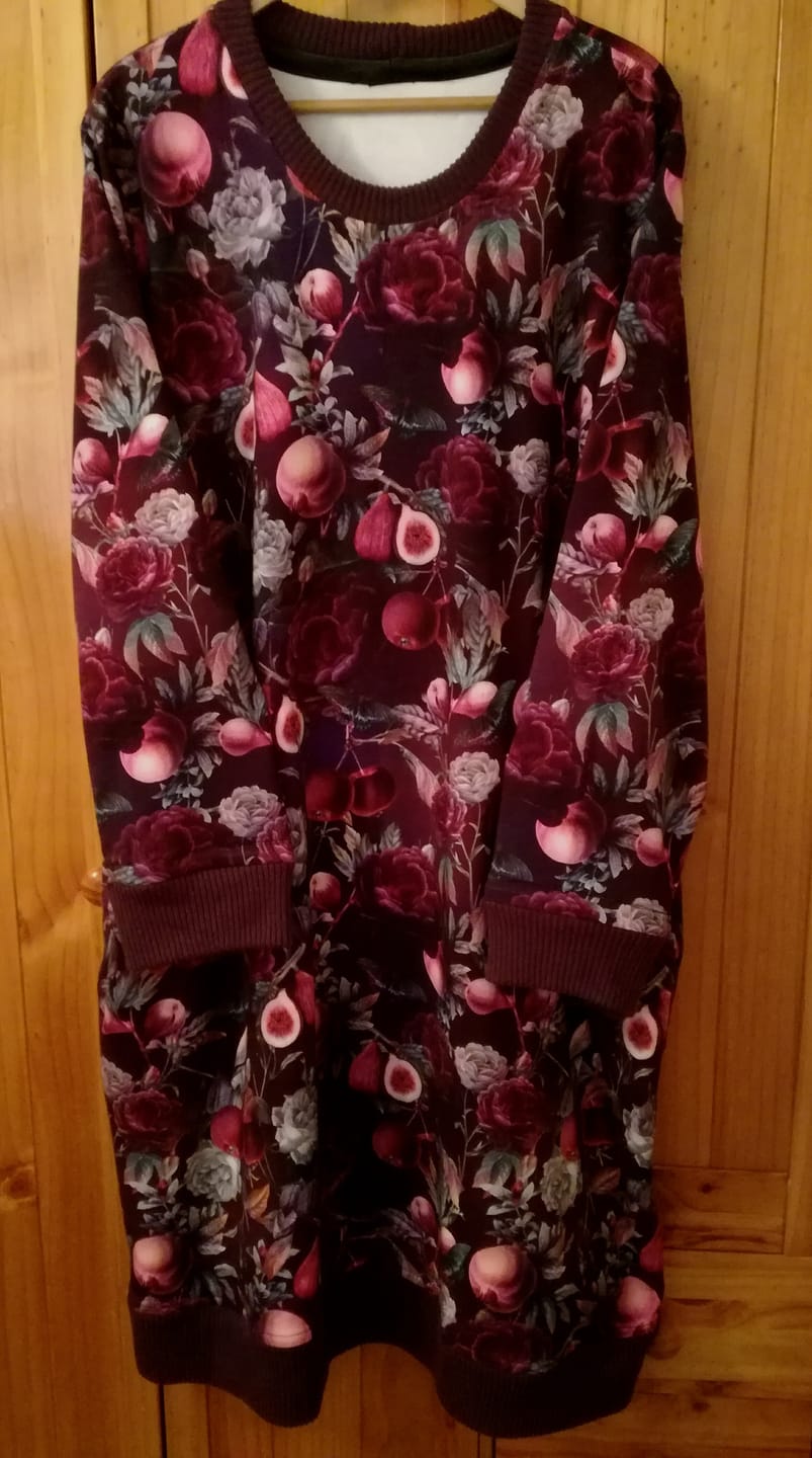 Customer photo review of Plain Recycled Cotton Mix Knit Fabric