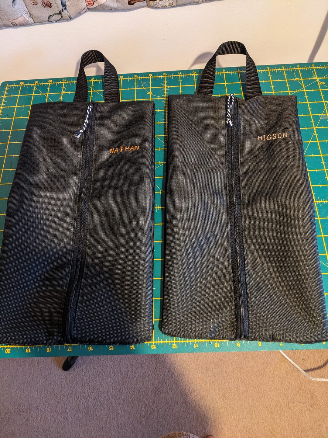 Customer photo review of Melange Water Repellent PU Coated Fabric