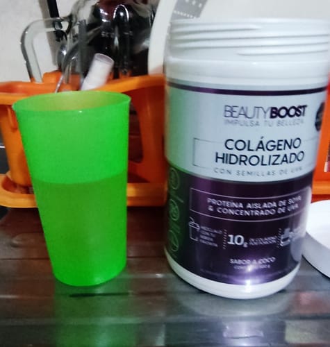 Customer photo review of COLÁGENO HIDROLIZADO CON VITAMINA C, D3, BIOTINA Y SEMILLAS DE UVA