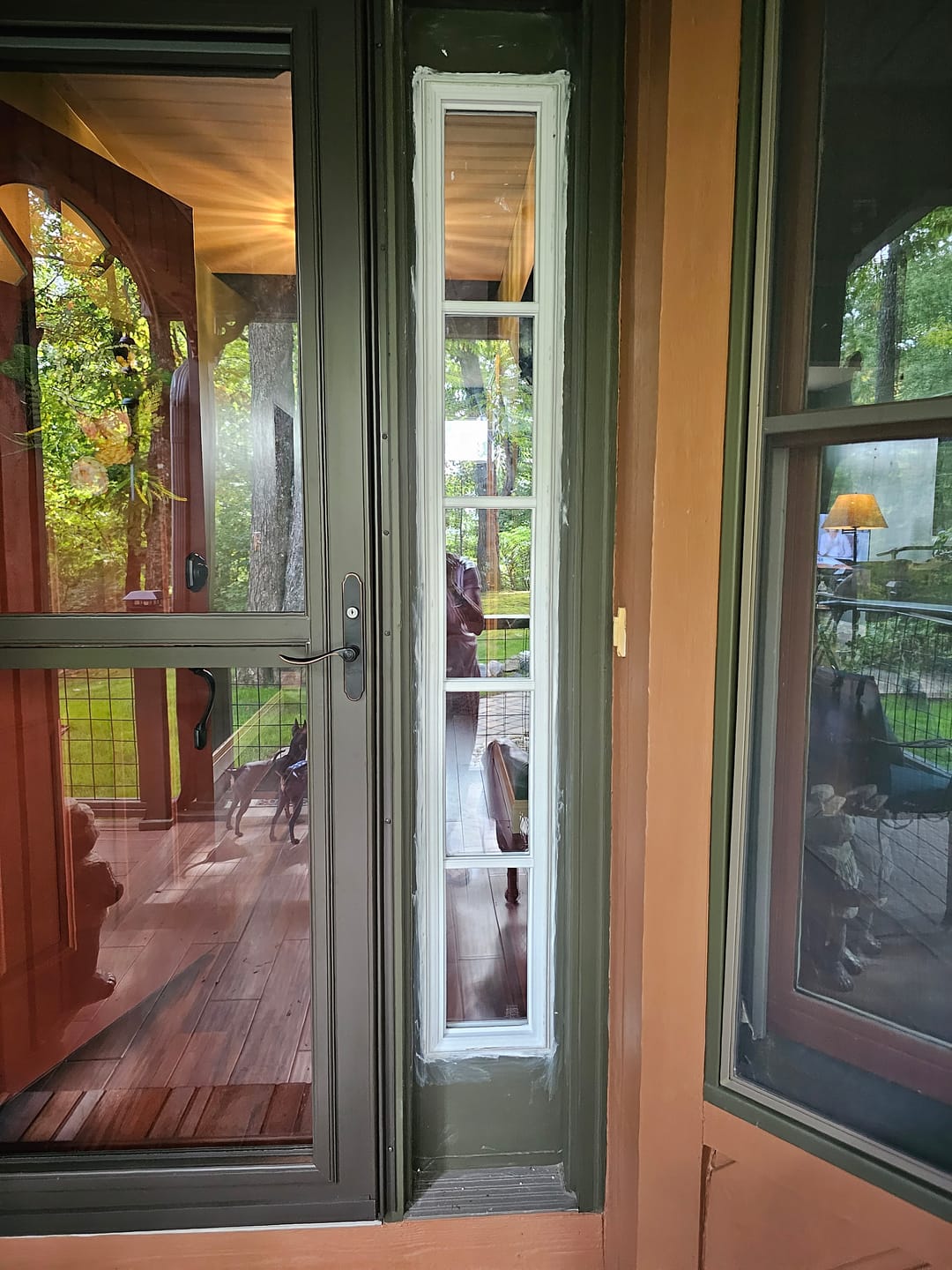 Customer photo review of Clear 5 Lite Glass and Frame Kit (Full Sidelite)