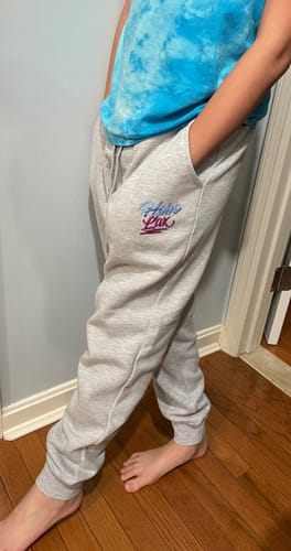 Customer photo review of Hobo Joggers - Heather Grey